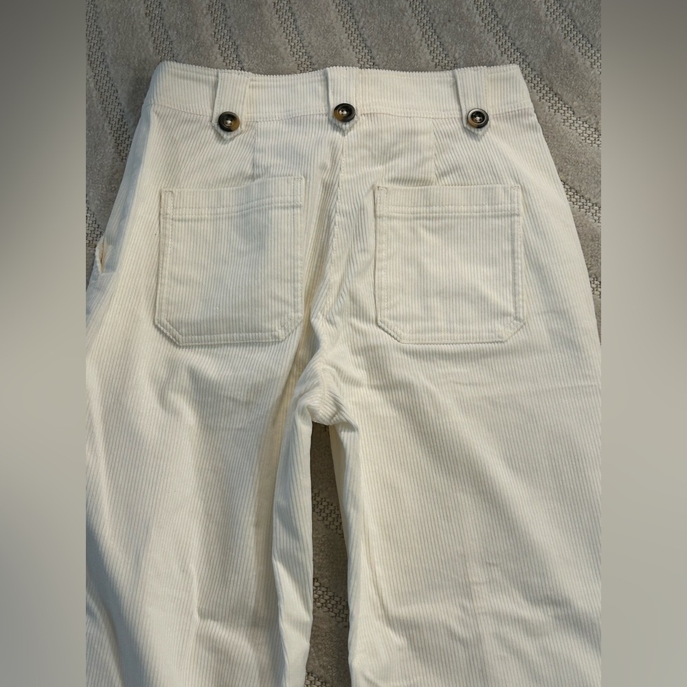 NWT Boden Pimlico Cord Pants in Ivory - Size 2 - Picture 5 of 11